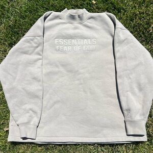 Essentials Fear Of God Sweatshirt Sweater Men's Medium Oversized Crewneck